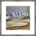 Winter's Arrival Framed Print