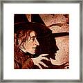 Wizard Of Oz Wicked Witch - Dry Blood Framed Print