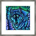 Wolf Aurora Framed Print
