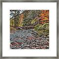 Wolf Creek At Letchworth State Park, Ny Framed Print