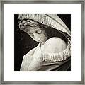 Woman With Bowed Head Framed Print