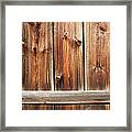 Wood Plank With Beautiful Texture Framed Print