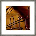 Words Are Only Words 6 Framed Print