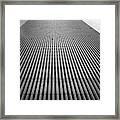 World Trade Center Nyc Base Of The South Tower 1985 Framed Print