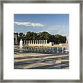 World War Ii Memorial 3 Framed Print