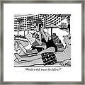 Would It Kill You To Lie Fallow Framed Print