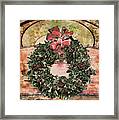 Joyful Wreath Framed Print