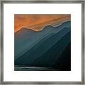 Wu Gorge Sunrise Framed Print