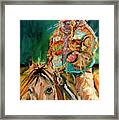 Wyoming Cowgirl Framed Print