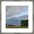 Wyoming Rainbow Framed Print
