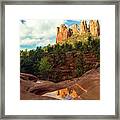 Reflection At Seven Sacred Pools Framed Print