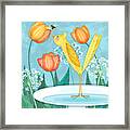 Y Is For Yellow Bird Framed Print