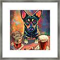 Yappy Hour Framed Print