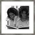 Yearbook Signing, 1972, Part 1 Framed Print