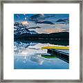 Yellow Canoe Framed Print