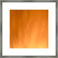 Yellow Fire Background Framed Print