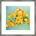 Yellow Fire Spring Framed Print