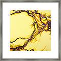 Yellow Flow Framed Print