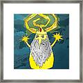 Yellow King True Detective Adventure Time Framed Print
