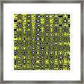 Yellow Wave Abstract #5 Framed Print