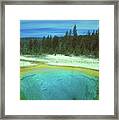 Yellowstone Morning Glory Pool Framed Print