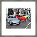 Yesterday At The #100oct 
Cars And Framed Print