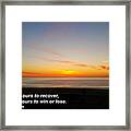 Yesterday Is Not Ours... Framed Print