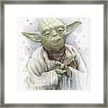 Yoda Framed Print