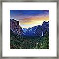 Yosemite Sunrise Framed Print
