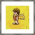 Young Barney Framed Print