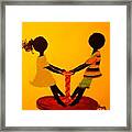 Young Love-twirling Framed Print