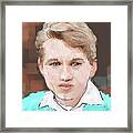 Young Man Framed Print