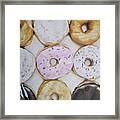 Yummy Donuts Framed Print
