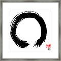 Zen Circle Five Framed Print