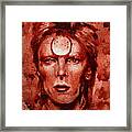 Ziggy Stardust / David Bowie Framed Print