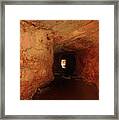 Zion. Keyhole Tunnel Framed Print