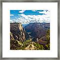 Zion Valley Framed Print