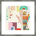 Abstract Collage #1 Framed Print