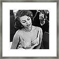 Actress Sophia Loren In The 1950s - #1 Framed Print
