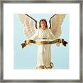 Angel With Banner #1 Framed Print