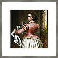 Anne Page By Thomas-francis Dicksee Framed Print