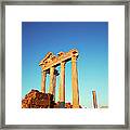 Apollo Temple #1 Framed Print