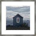 Beach Hut #1 Framed Print