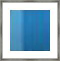 Blue Angular Framed Print