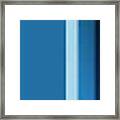 Blue Plank Framed Print