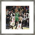Boston Celtics V La Clippers #1 Framed Print