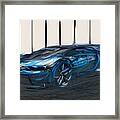 Bugatti Vision Gran Turismo Drawing #2 Framed Print