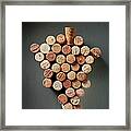 Bunch Of Wine Corks #1 Framed Print