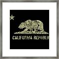 California Republic Vintage #1 Framed Print