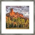 Chimney Rock Aglow #1 Framed Print